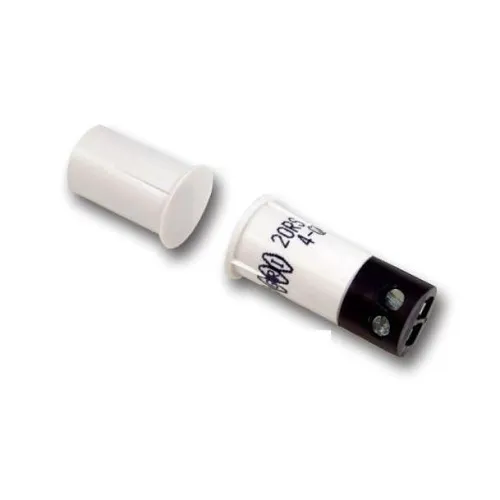 GRI 20RS-T-B-GEN Miniature Recessed Switch Set, 1/2" Gap Closed Loop, 3/8" Short SPST, Brown,