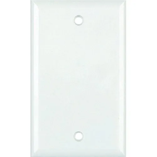DataComm 21-0026 Blank Standard Wall Plate, UL, White