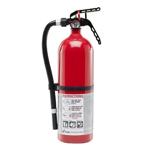 Kidde FX340SC Disposable Fire Extinguisher with Wall Hook, 3-A, 40-B:C, 5.5lb