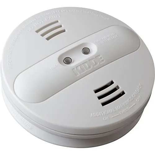 Kidde 21007385-N Dual Sensor Battery Operated Smoke Alarm, 9V, White