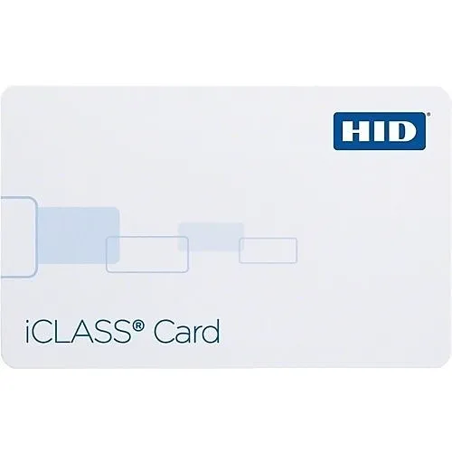 HID 2100PGGNN iCLASS Contactless Smart Cards, Composite Polyester PVC, 2KB