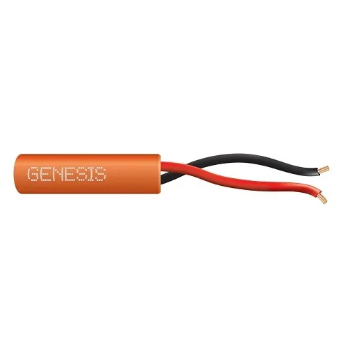 Genesis 21025803 22/2 Stranded Unshielded Cable, Riser, CMR, FT4, 250' (76.2 m) Speed Bag, Orange