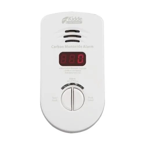 Kidde KN-COP-DP-B 900-0278 Plug-in Carbon Monoxide Alarm AC Powered with Battery Backup and Digital Display