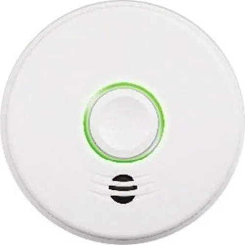 Kidde P4010LACS-W 120V AC/DC Wireless Interconnected Smoke Alarm with Egress Light, Voice Notifications
