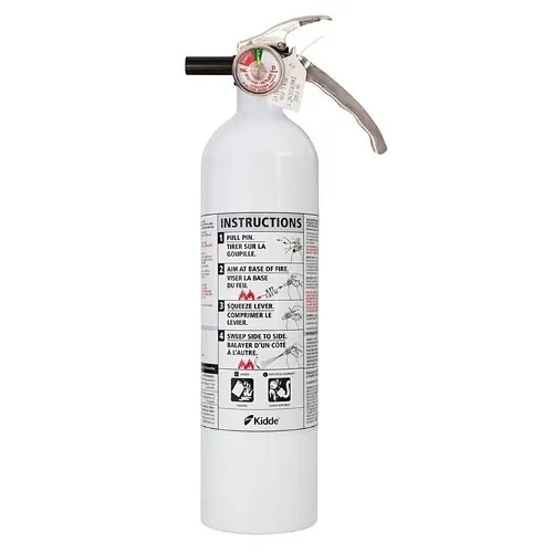 Kidde 21030898 MAR10 Series 10-B:C, 2.9# Nylon Strap Fire Extinguisher, White