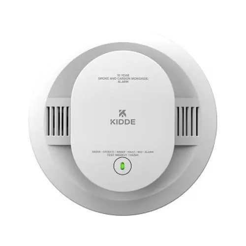 Kidde 21031556 Detect Series Direct Wire Smoke Alarm with 10-Year Battery Backup and Interconnectable