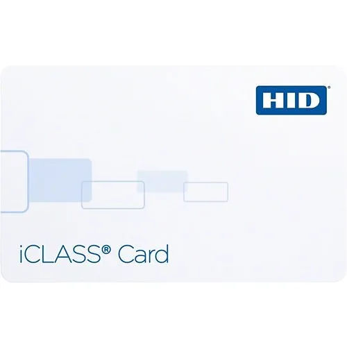 HID 2104HPGGMN iCLASS 32K Card, SIO Programmed and Standard iCLASS Access Control Application, Sequential Matching Encoded/Printed (Inkjetted), Glossy Front and Back, No slot Vertical Indicators