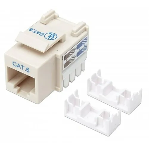 Intellinet 210607 CAT5e Keystone Jack, Ivory