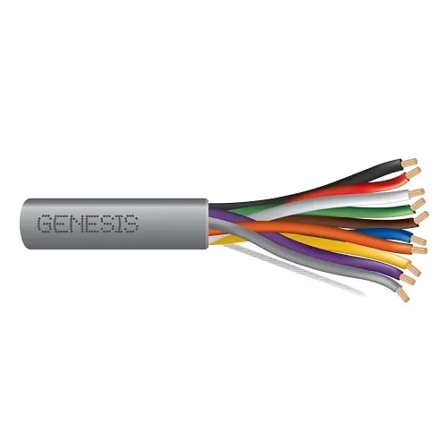 Genesis 21181009 18/10 Stranded Unshielded Cable, Riser, CMR, FT4, 1000' (304.8 m) Reel, Gray