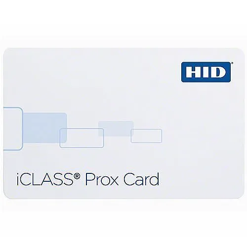 HID 2120HBGGMVM iCLASS 2k Prox Composite Card, SIO Programmed, iCLASS Application, 125 kHz programmed with HID Prox or Indala format, Glossy, iCLASS and 125 kHz Sequential Matching, Vertical Slot