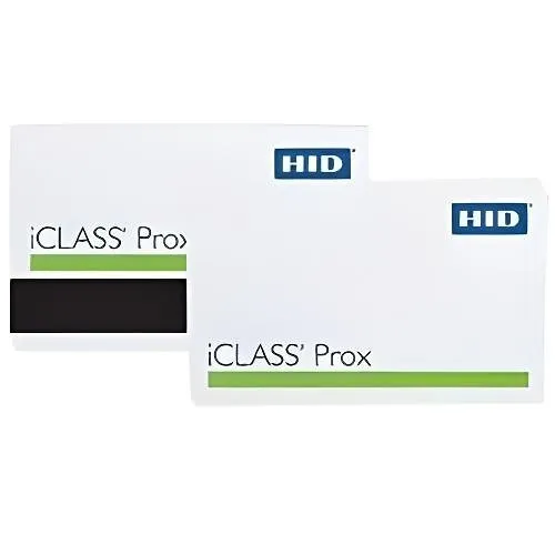 HID 2122BGGSNS Composite IClass / Prox Access Credential, Programmed, Glossy Front and Back