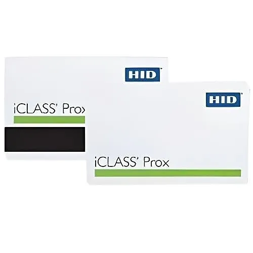 HID 2124BG1MNM 12x iCLASS Prox Contactless Smart Cards, 32K Bits, Composite Polyester/PVC