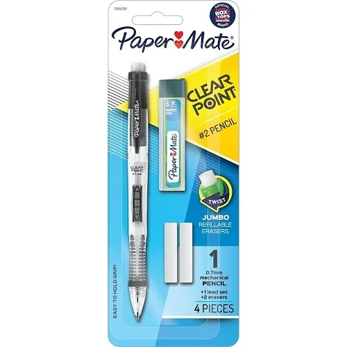 Paper Mate 2164289 Clearpoint Mechanical Pencil Sets, 0.5mm, HB #2 Lead, Black