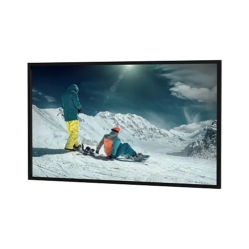 Da-Lite 21904V Da-Snap Fixed Frame Projection Screen, Wall Mounted Screen, 16:10 Wide, HD Progressive 1.0, 113" Screen, TAA Compliant