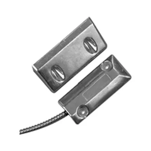 Edwards Signaling Miniature Surface Mount with Armored Cable, N.O. 7.5W/VA 3" Sense Range w/Magnet