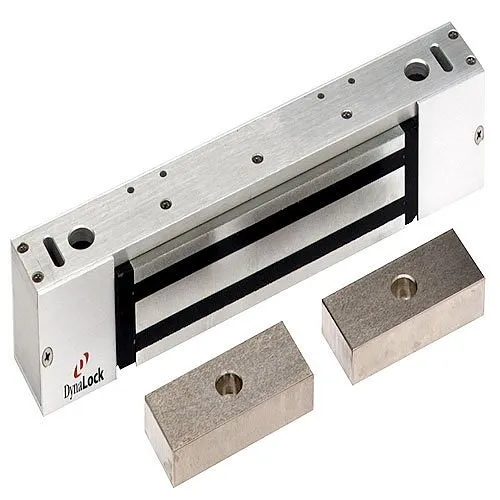 DynaLock 2268-15-US28 2268 Series Single Classic Low Profile Electromagnetic Lock for Pair Outswing Door, Satin Aluminum