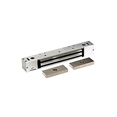DynaLock 2268-20-DSM2 2268 Series Double Classic Low Profile Electromagnetic Lock for Outswing Door with Door Satus Switch, Satin Black