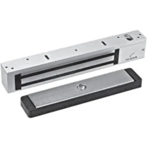 DynaLock 2280TJ80-HSM 2280 Series Single SlimLine Electromagnetic Lock for Inswing Door with HSM, Satin Aluminum
