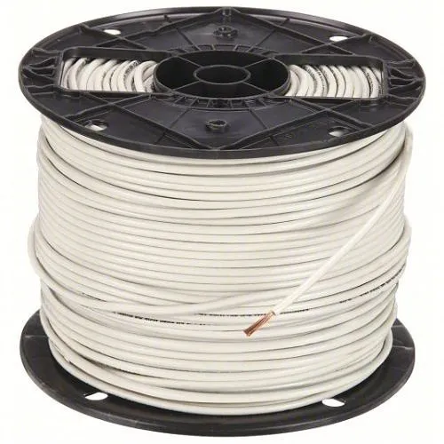 Genesis 22956705SW 14-1 19-Conductor THHN/THWN Copper Silicone-Free Cable, FT1, 1000' Spool, White
