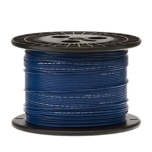 Genesis 22958304SW 14-1 19-Strand THHN/THWN Copper Silicone-Free Stranded Cable, 1000', Blue