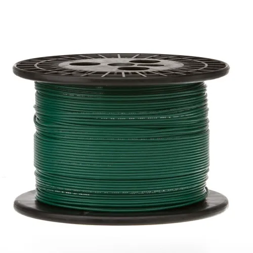 Genesis 22959104SW 14-1 19-Strand THHN/THWN Copper Silicone-Free Stranded Cable, 1000' Spool, Green