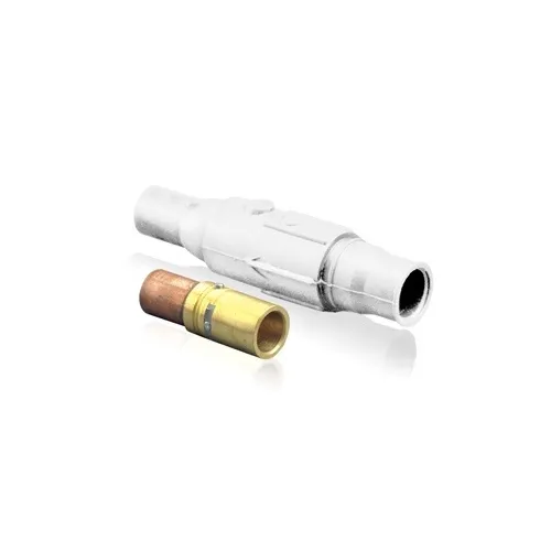 Leviton 22L24-W Ball Nose In-Line Latching Female Connector