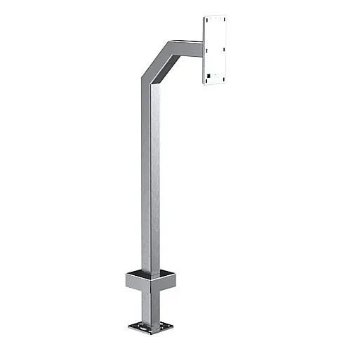 Pedestal Pro 22PE1-2NIP-02-304 Access Control Mounting Post, 42" Stainless Steel Pedestal for 2N IP Verso Dual Module