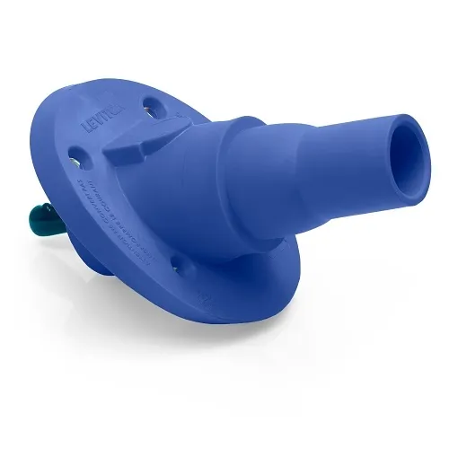 Leviton 22R24-SB 22 Series Female Panel Mount Receptacle, 30°, Blue