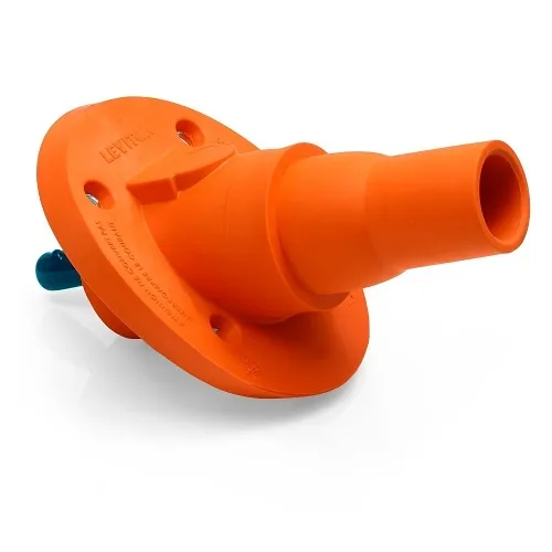 Leviton 22R24-SO 22 Series Female Panel Mount Receptacle, 30°, Orange