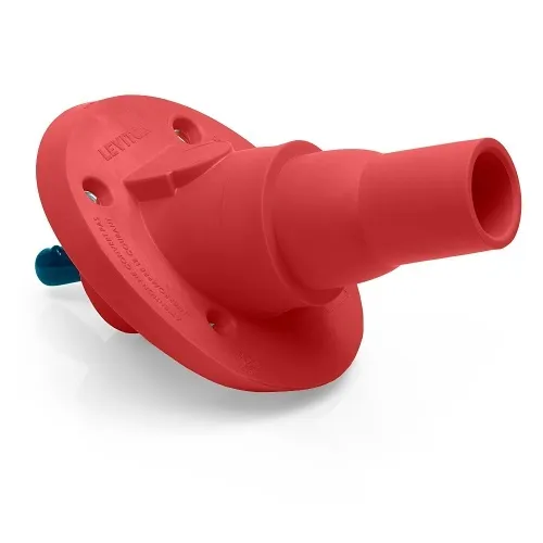 Leviton 22R24-SR 22 Series Female Panel Mount Receptacle, 30°, Red