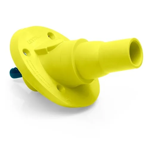 Leviton 22R24-SY 22 Series Female Panel Mount Receptacle, 30°, Yellow