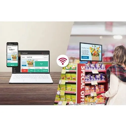 LG 22SM3G-B 22" IPS FHD LED Back-lit Digital Display with Embedded CMS, Quad Core SoC with webOS 4.0, Smart Signage Platform and Built-in WiFi