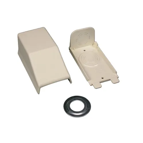 Wiremold 2310A-WH 2300 Series Entrance End Fitting, TAA Compliant, White
