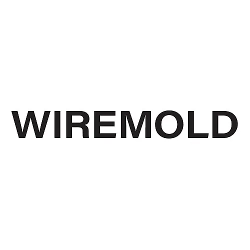 Wiremold 2310DFO-WH 2300 Radiused Divided Entrance End Fitting, White