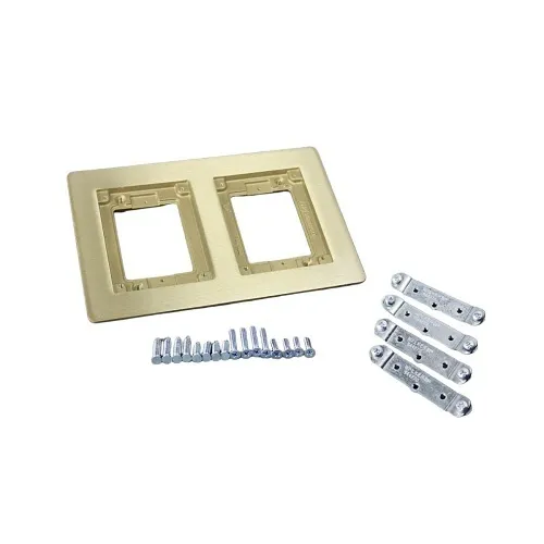 Wiremold 2344SD-2AWH 2-Gang Deep Divided Device Box Fitting, TAA Compliant, White