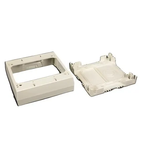 Wiremold 2347-2-WH 2-Gang Device Box Fitting, TAA Compliant, White