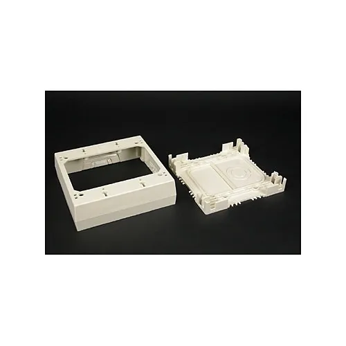 Wiremold 2347-2 2-Gang Device Box Fitting, TAA Compliant, Ivory
