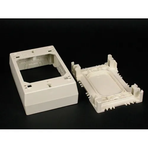 Wiremold 2347-WH 1-Gang Device Box Fitting, TAA Compliant, White