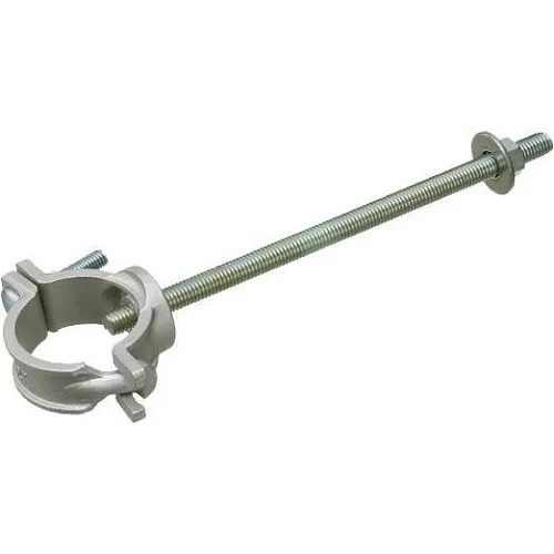 Arlington 2350 Universal Pipe Support with 10" Bolt, Mast Size 2", Sand Cast Aluminum with Steel Screw