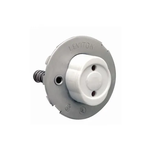 Leviton 23518  Standard Fluorescent Lampholder, Medium Base, Bi-Pin