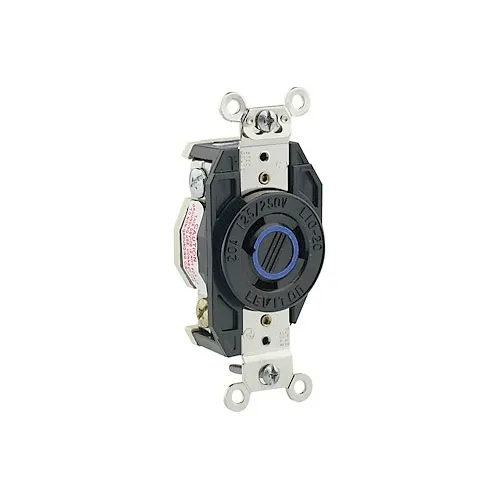 Leviton 2370 Power Plug, EB Receptacle LOCK 3PO 3WI NEMA L11-20 20A250V