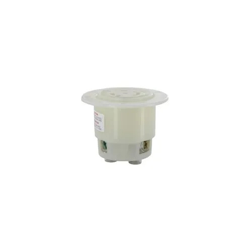 Leviton 2376 Flanged Outlet 3 Pole 3 Wire L11- L11-20R 20A 250V, White