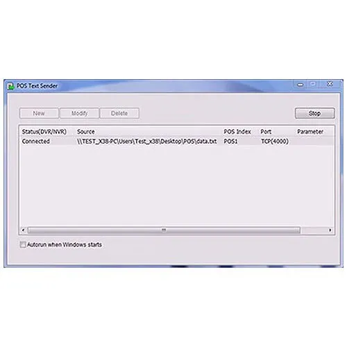 GeoVision GV-POS Text Sender, 4-Port Dongle (Windows)
