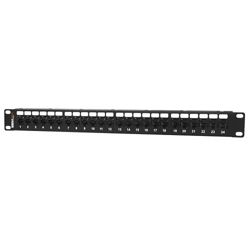 Signamax 24458-C5E MT-Series 24-Port CAT5e Patch Panel, 1U
