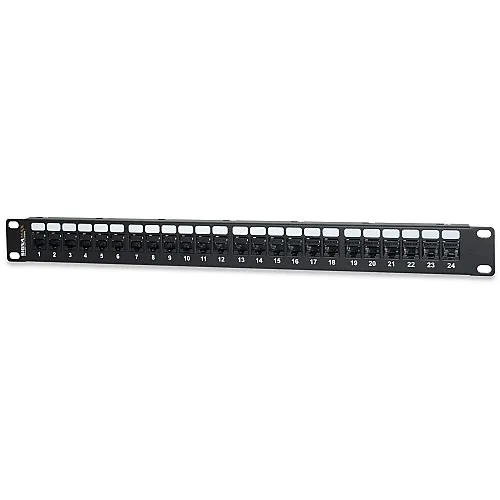 Signamax 24458S-C6C MT-Series CAT6 Unscreened Patch Panels, 24/48/72-Port, Black