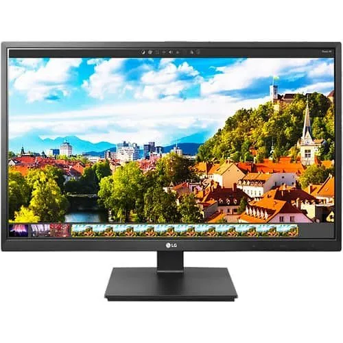 LG Pro 24BK550Y-I 24" IPS Full HD Monitor with Flicker Safe, Built-in Power, Adjustable Pivot Stand, Wall Mountable and Mini PC Connection Available