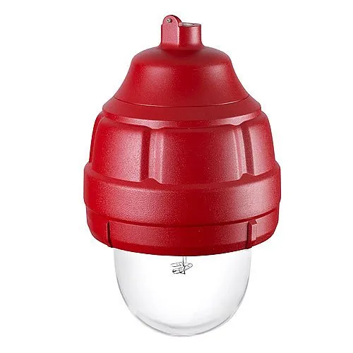 Federal Signal 24XSTHI Explosion-Proof Security Strobe Light, Hearing-Impaired, Modular, 24VDC, 4-Wire, UL, Clear