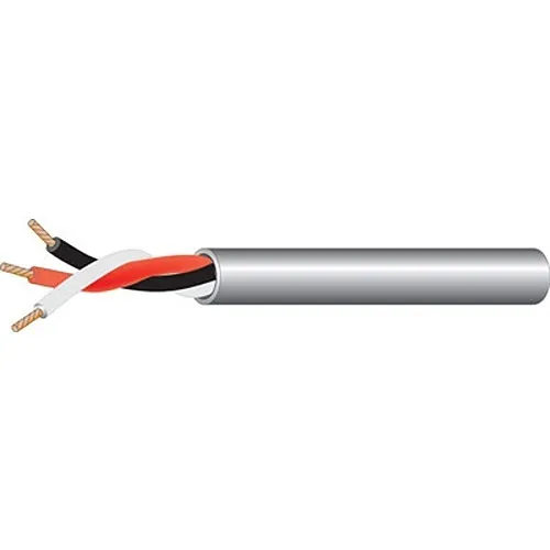 West Penn 25234BWH1000 18/3 Stranded Unshielded CMP Plenum Cable, 1000', White