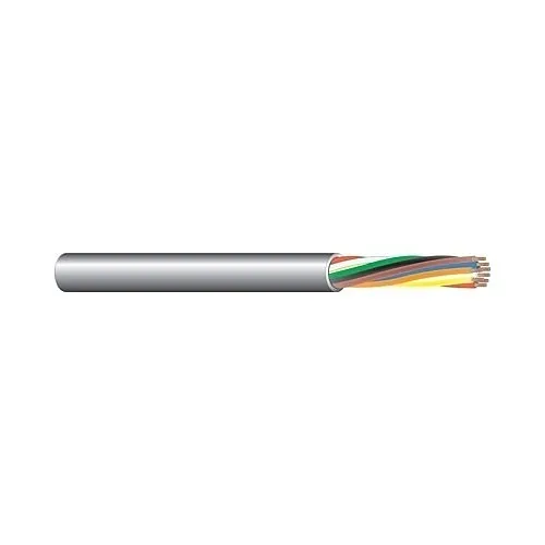 West Penn 25272BGY1000 Plenum Audio Cable, 1000' 10-Conductor 22-Gauge Stranded Unshielded, Gray