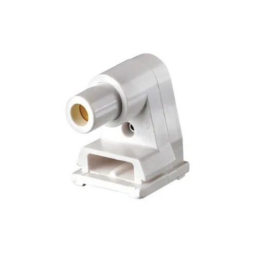 Leviton 2536 Slimline Base Single-Pin Fluorescent Lampholder 1.31â€³ White